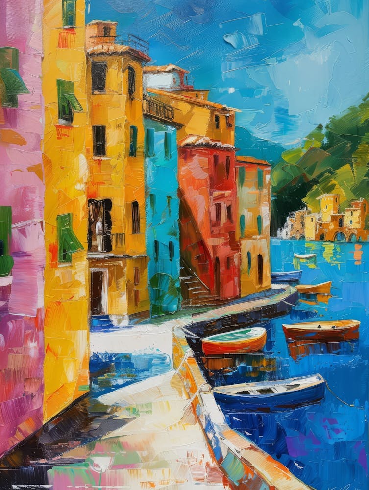 Generate Beautiful Vibrant And Modern Wall Art On Different Themes, Travel, Italy 3