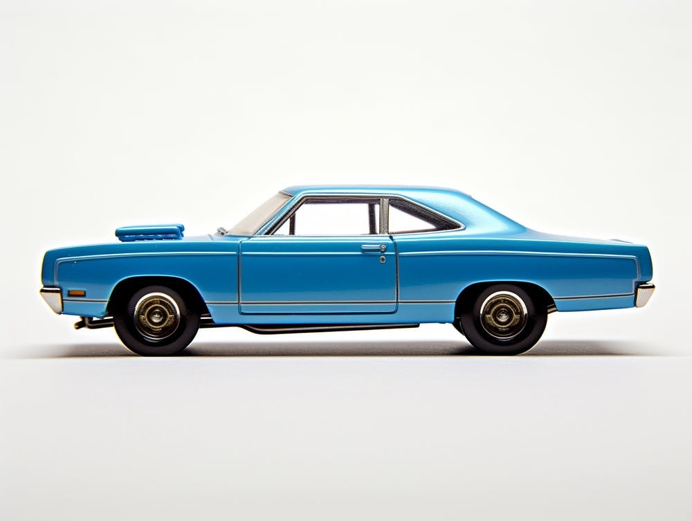 Spielzeugauto 71 Plymouth Road Runner Blau