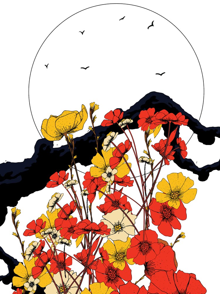 Red And Yellow Flowers