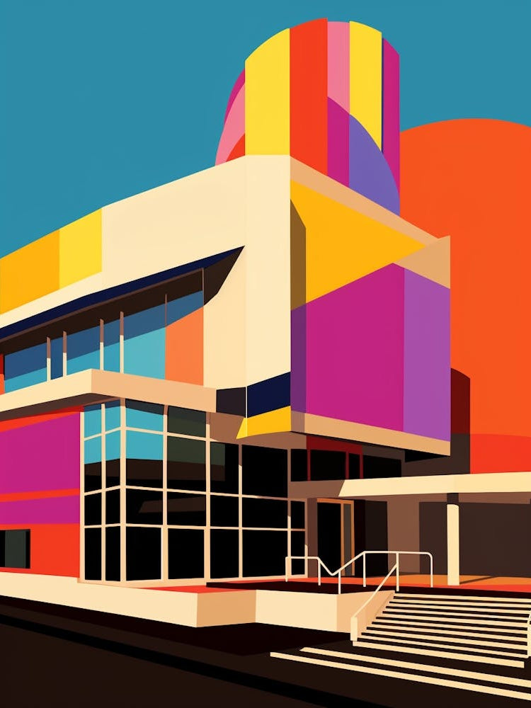 Tacoma Museum Disctrict Retro Pop Art 1