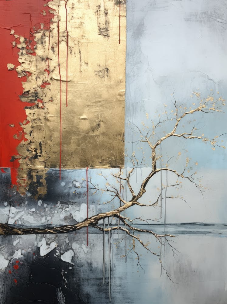 Abstract Tree Painting