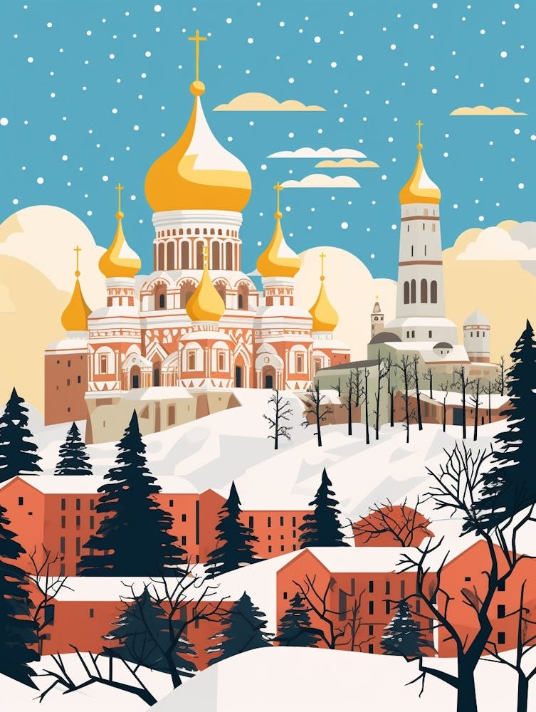 Russia 2 Travel Illustration