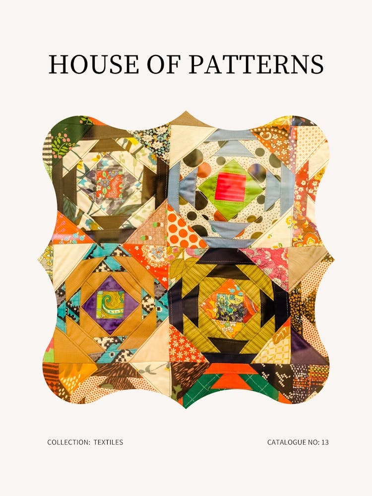 Textile Pattern Poster 13