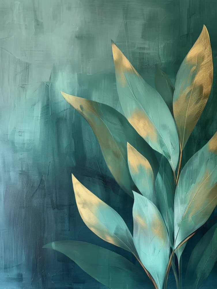 Abstract Of Green Leaves