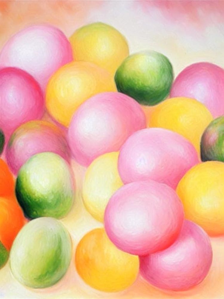 Finger Lime Painting Fruit