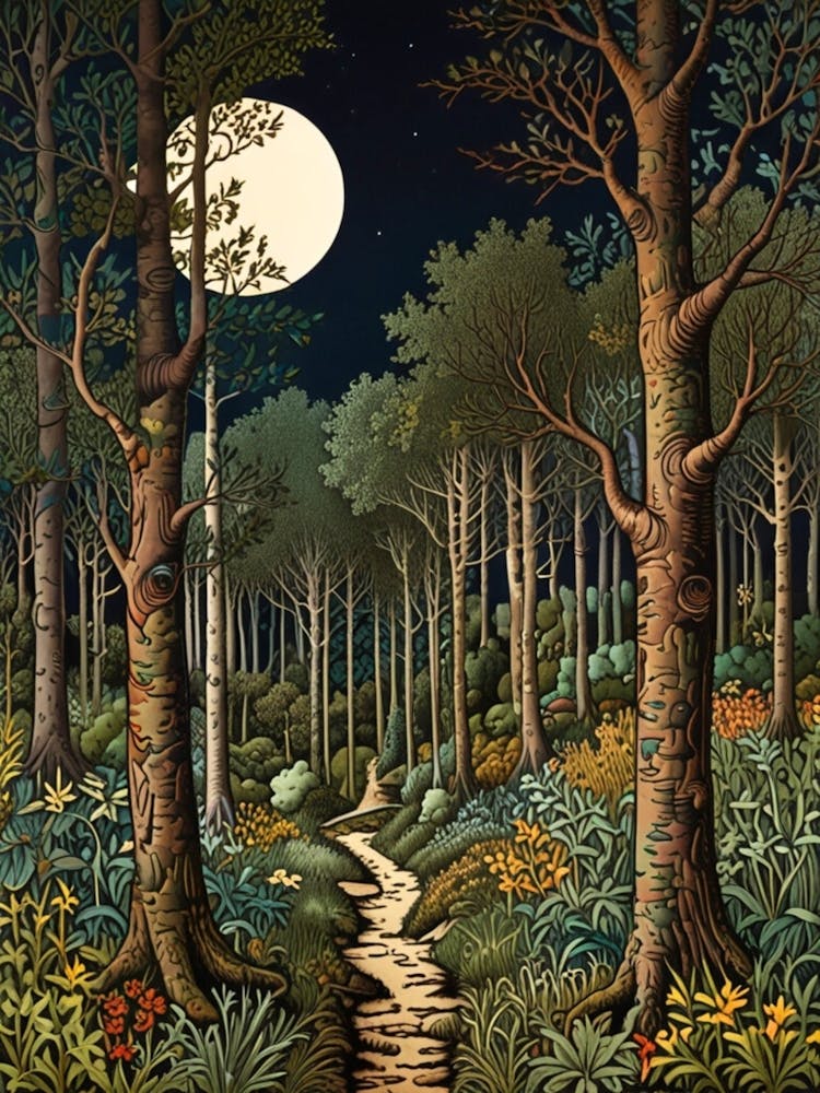 William Morris Path In The Woods 2