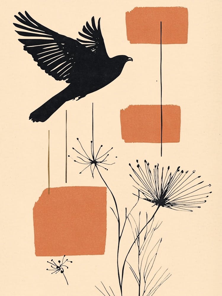 Minimal Black Dove