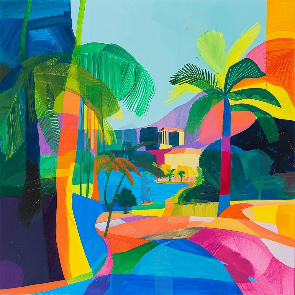 Abstract Park Collection Emancipation Park Kingston Jamaica