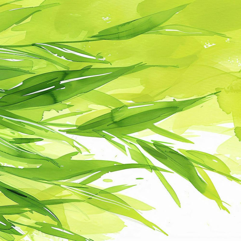 Watercolor Of Green Grass 1