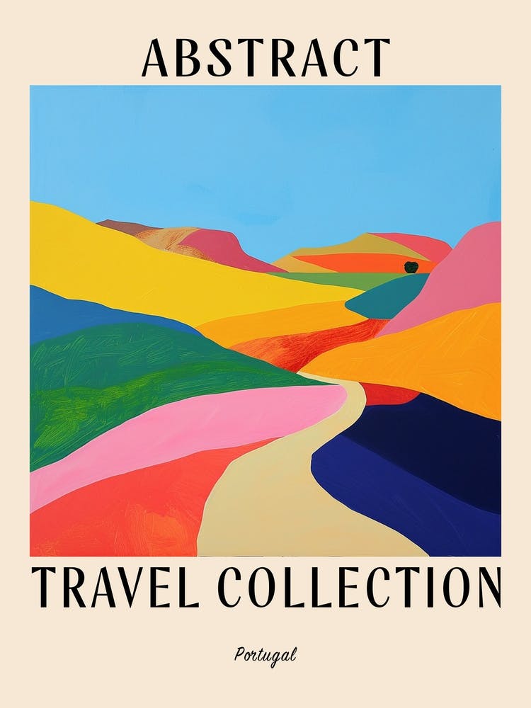 Abstract Travel Collection Poster Portugal 5