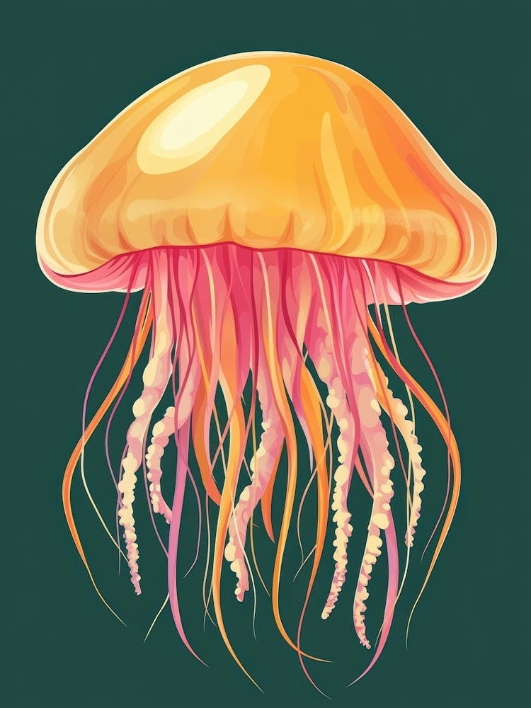 Jellyfish Canvas Print