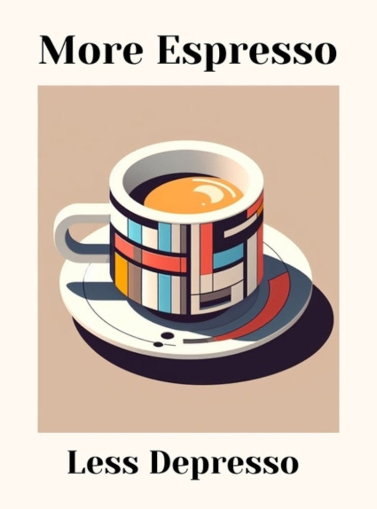 Bauhaus More Espresso Less Depresso