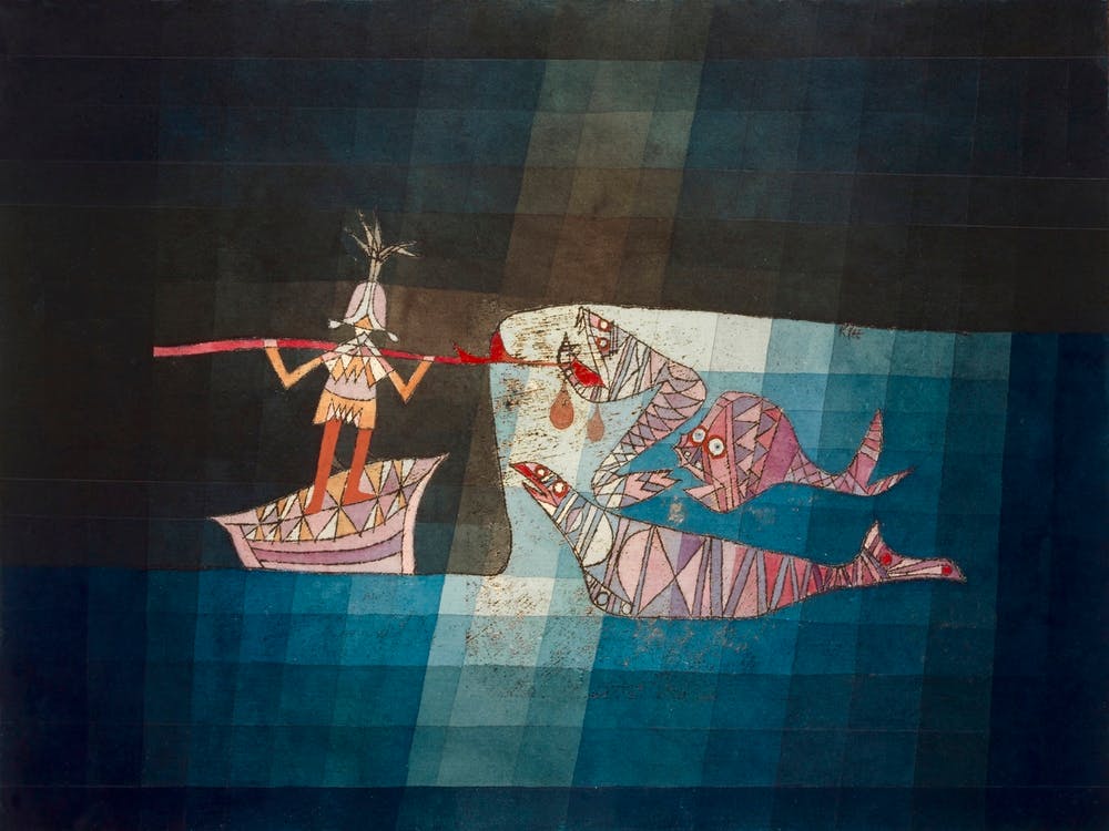 Battle Scene From The Funny And Fantastic Opera The Seafarers (1923), Paul Klee