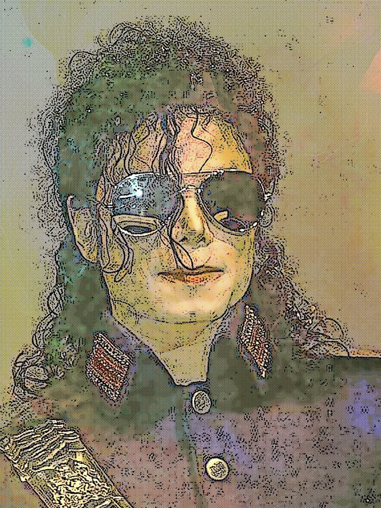 Michael Jackson Scribble Art