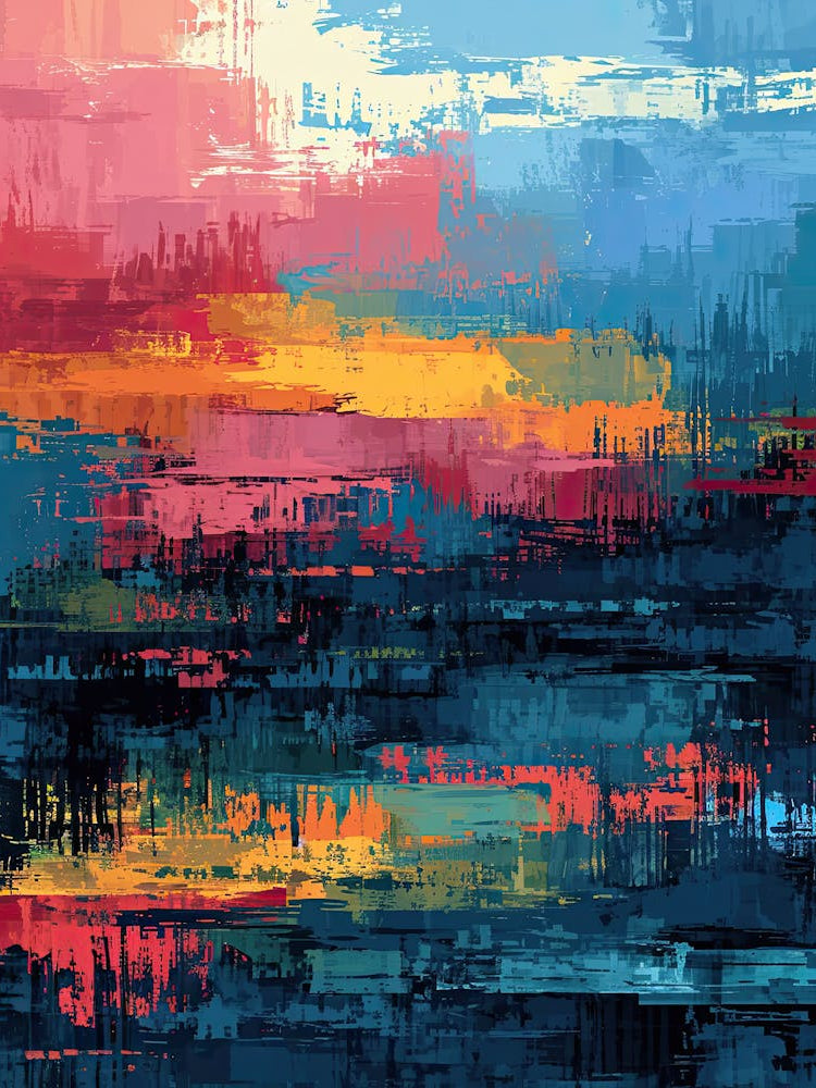 Abstract Painting | Pixel Art Series 1