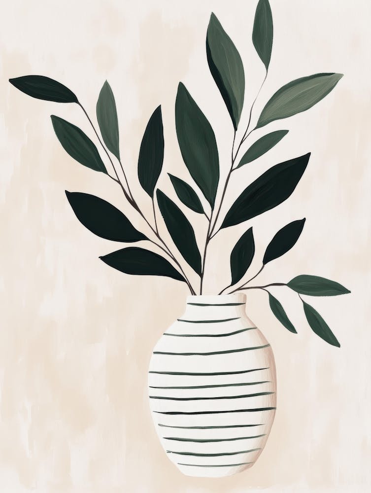 Striped Vase