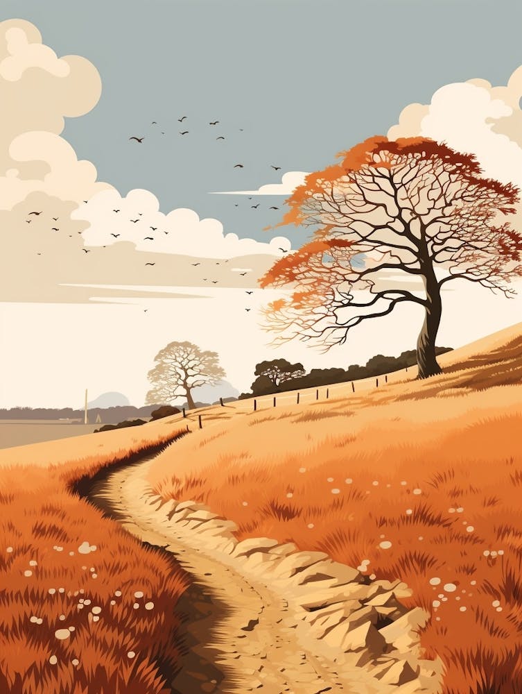 The Saxon Shore Way England 2 Hiking Trail Landscape