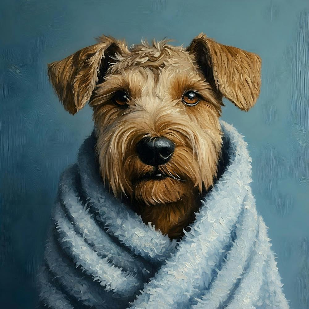 Terrier In Bath Towel 8
