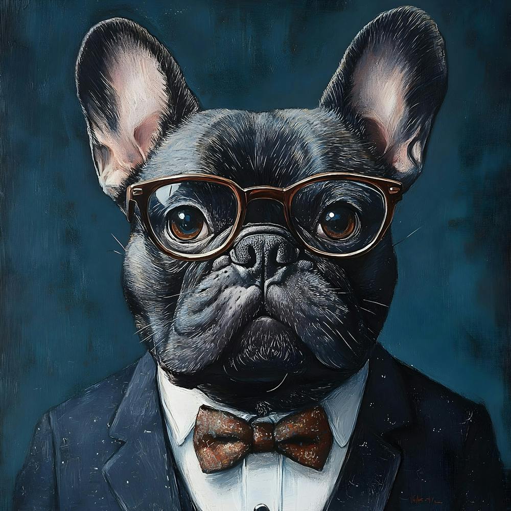 This Frenchie Is All Business 1