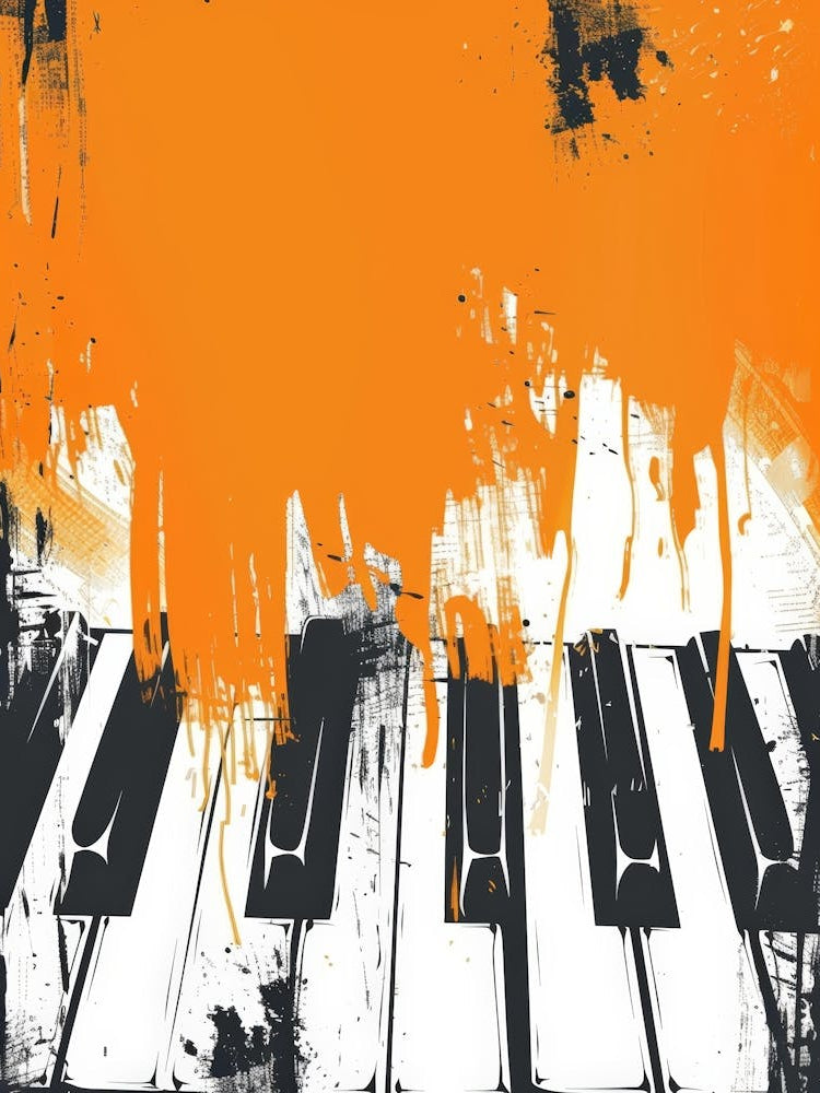 Piano Keys Canvas Print 1