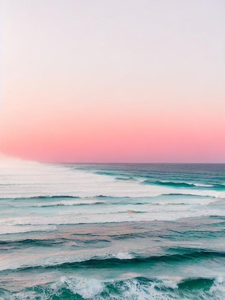 Bells Beach, Australie Photographie Rose 1