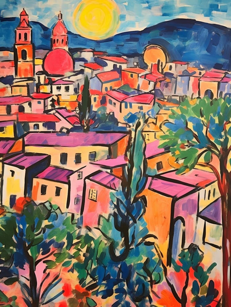 Turin Italy 4 Fauvist Painting
