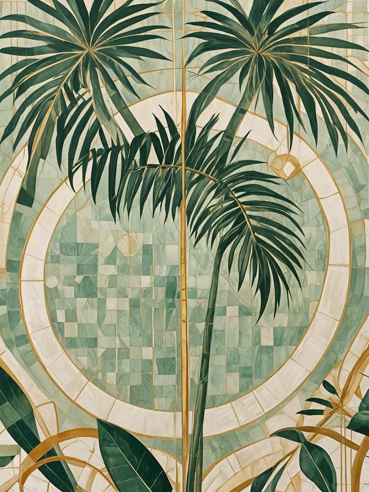 Palm Trees In A Circle