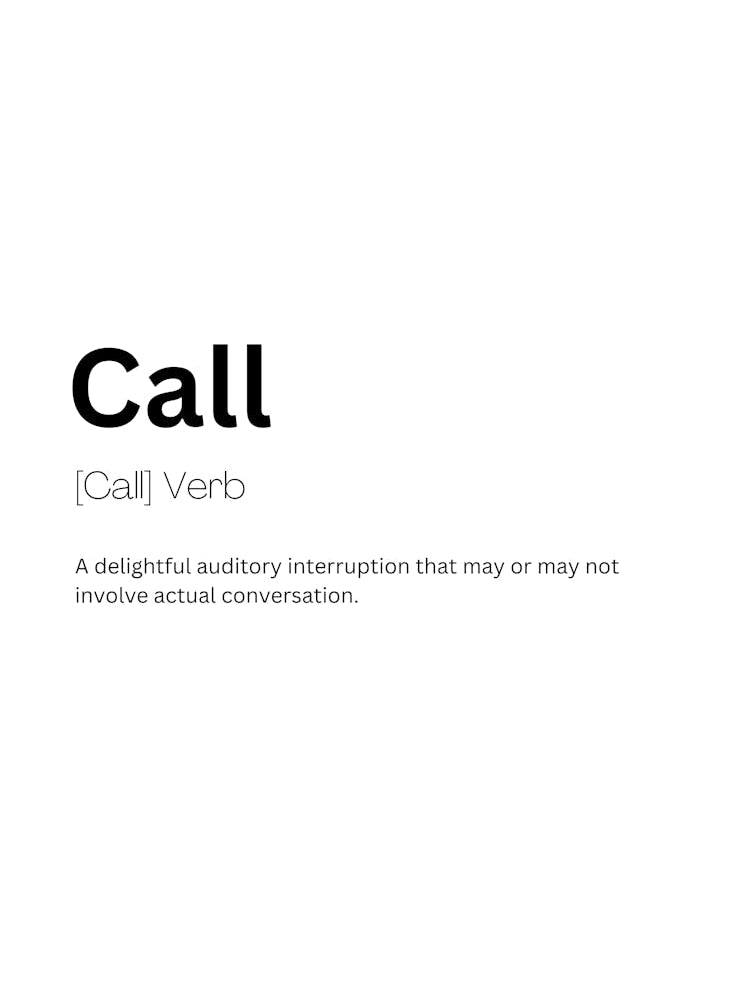 Call Definition Meaning