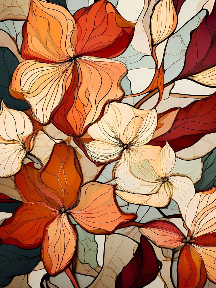 Abstract Floral Background