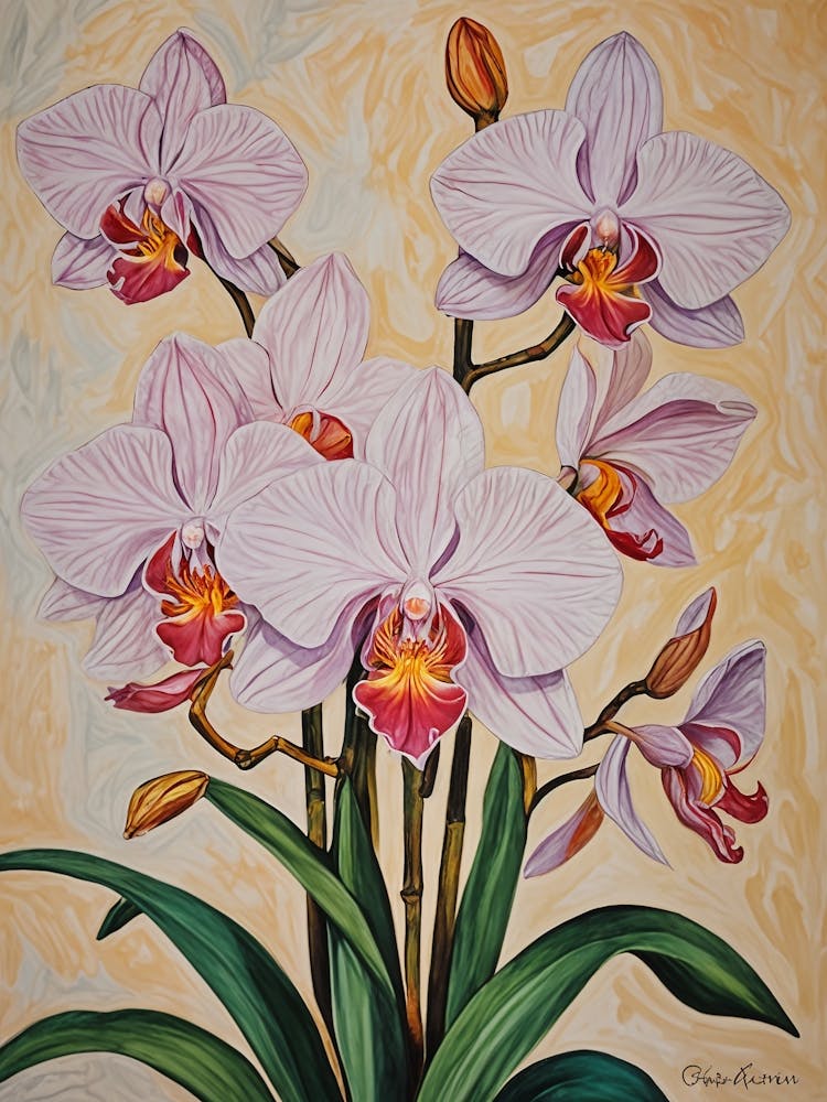 Pink Pastel Orchids no2