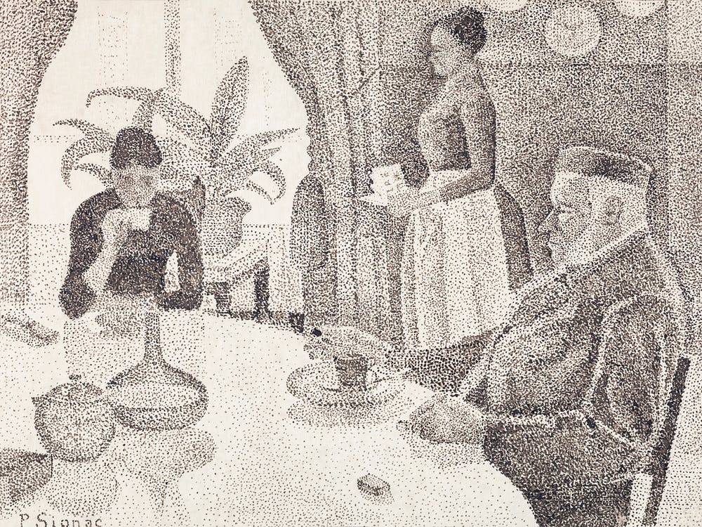 The Dining Room (ca. 1886–1887), Paul Signac