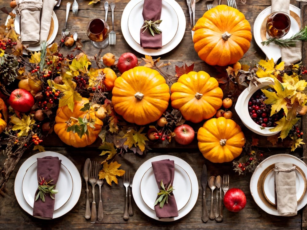 An Autumnal Composition On A Rustic Wooden Table Setting Featuring A Variety Of Harvested Ingredien (5) 1
