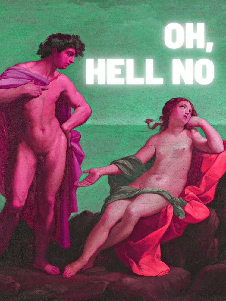Hell No Altered Art