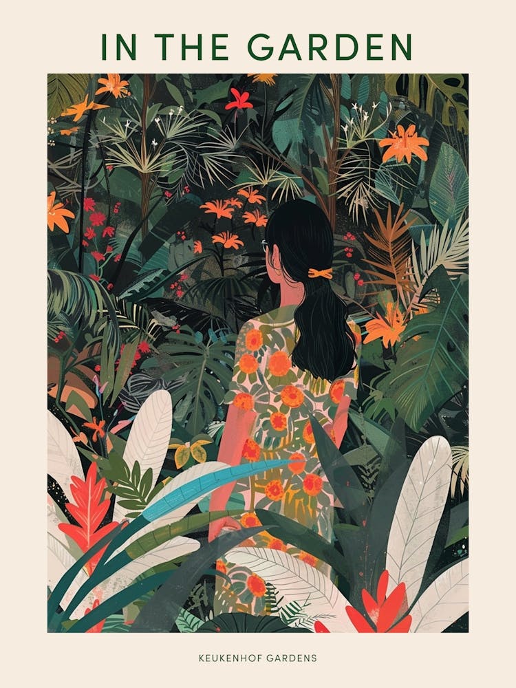 In The Garden Poster Keukenhof Gardens