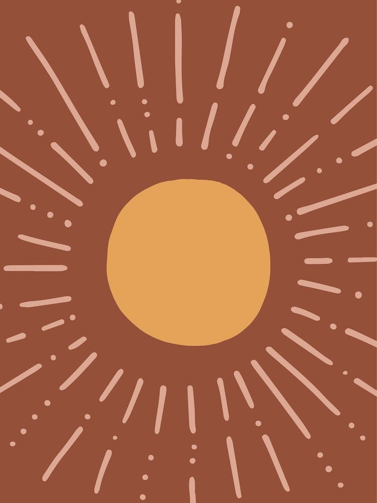 Autumn Sun Abstract