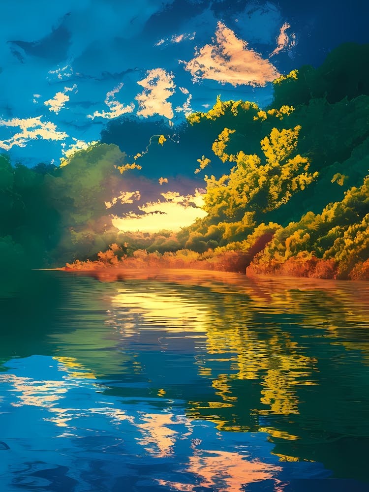 Sunset On The Lake 2