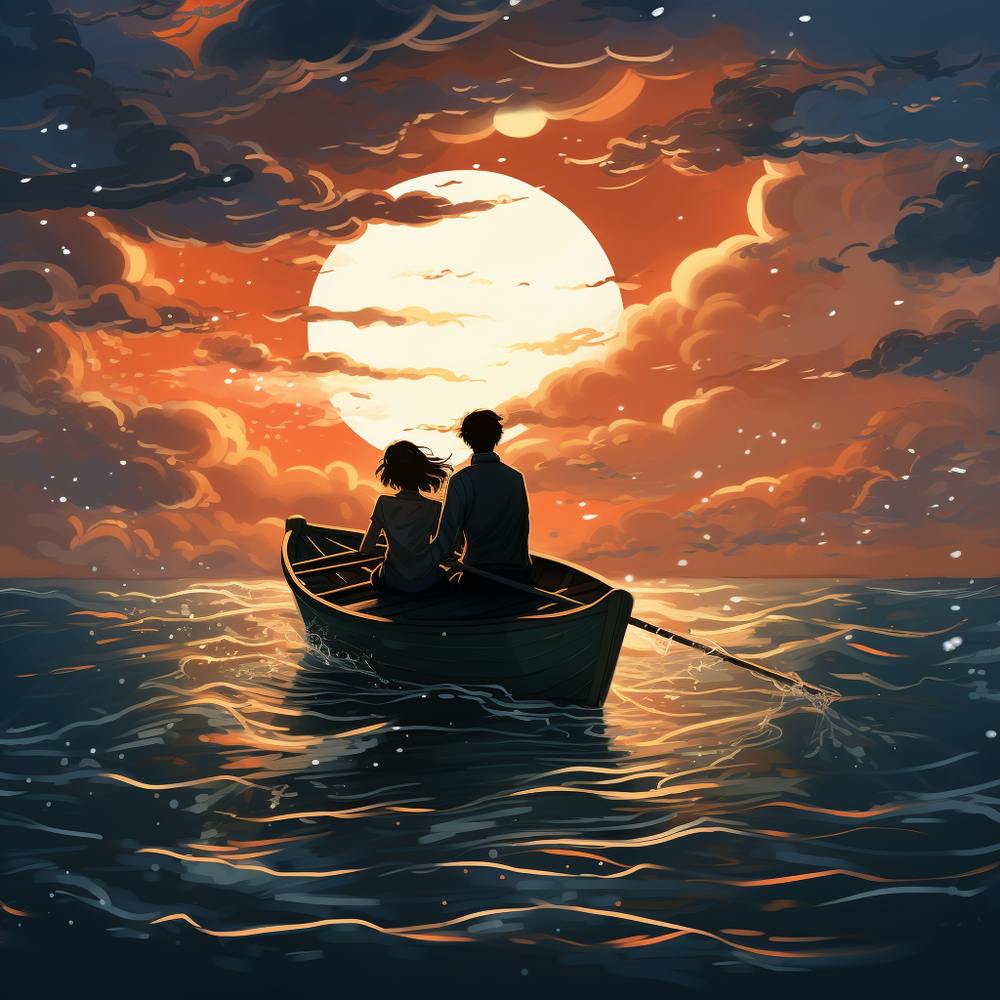Couple In A Boat