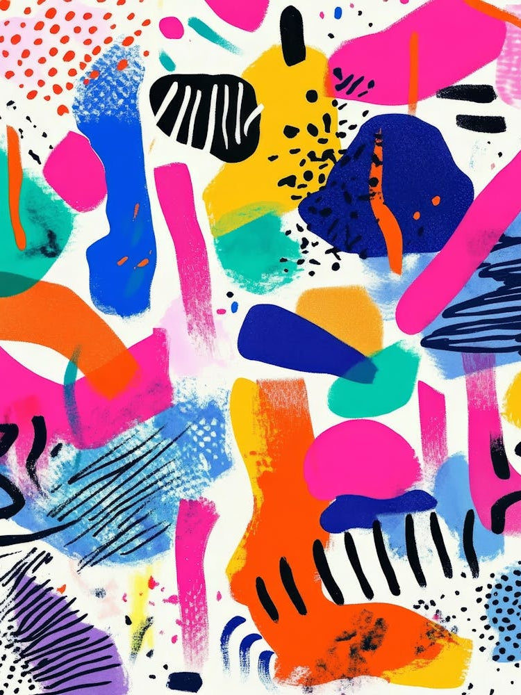 Modern Multicolor Futuristic Pop