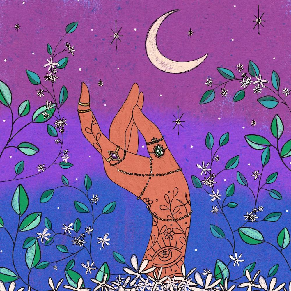 Jasmine And Jewels Square