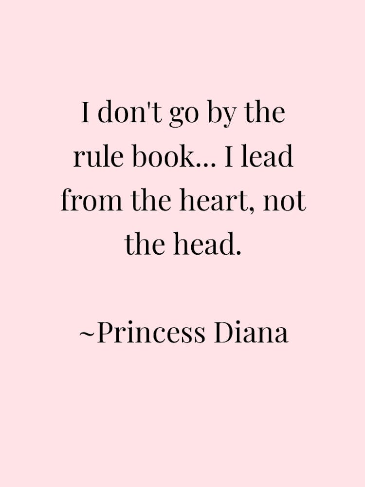 Princess Diana a Quote