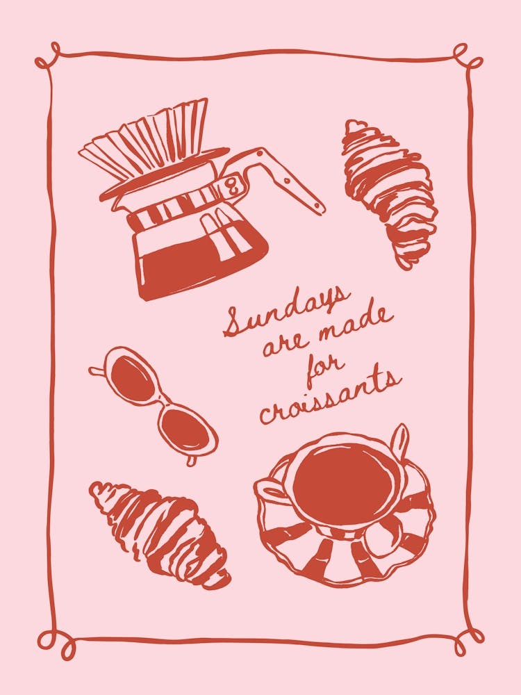 Boho Vacation 2 Sunday Croissant