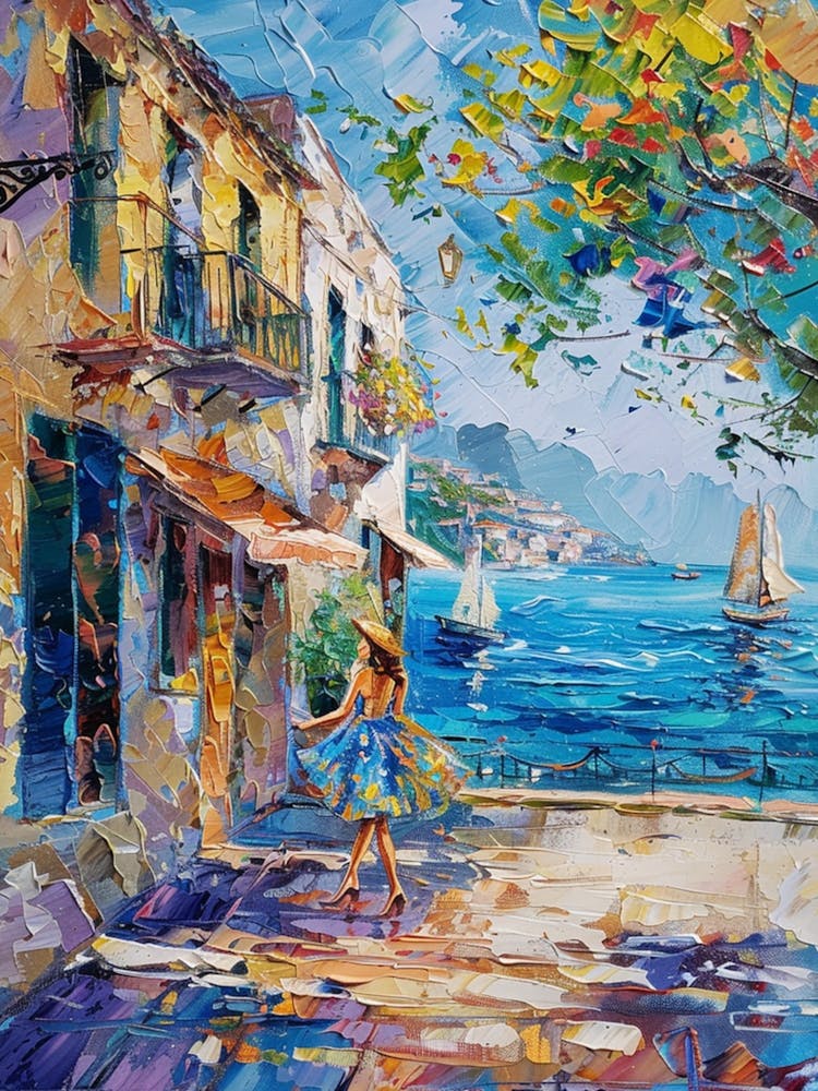 Femme marchant dans la rue