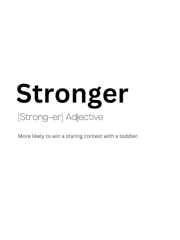 Stronger Definition Meaning