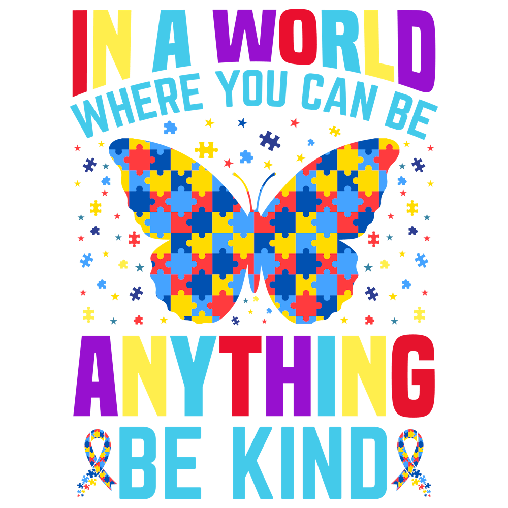 Autism Awareness Butterfly
