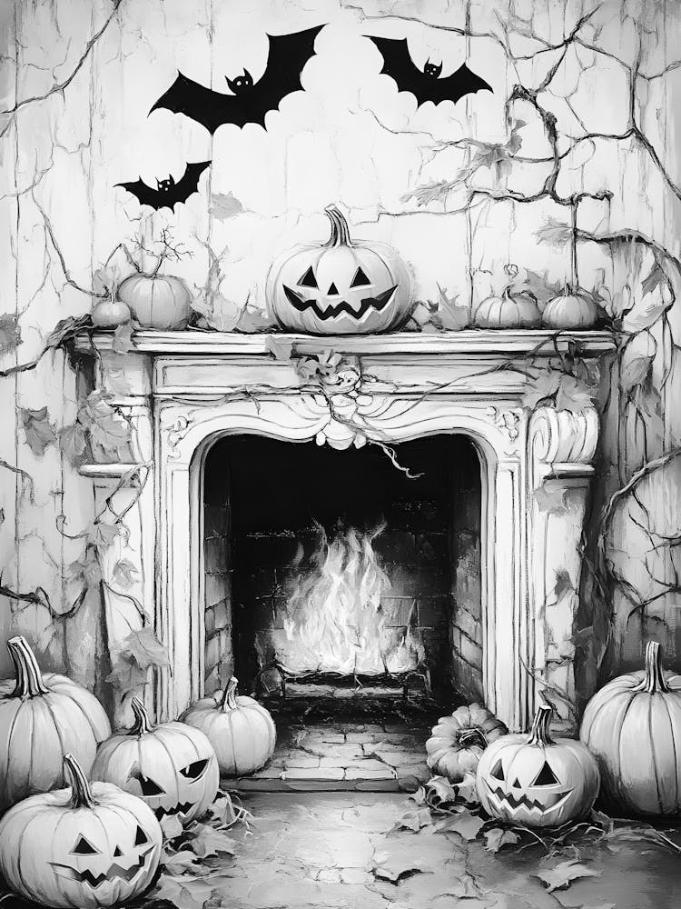 Halloween Kamin 2