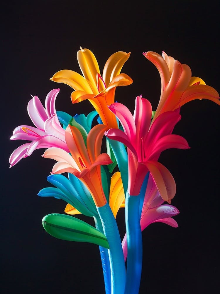 Bright Inflatable Flowers Honeysuckle 4