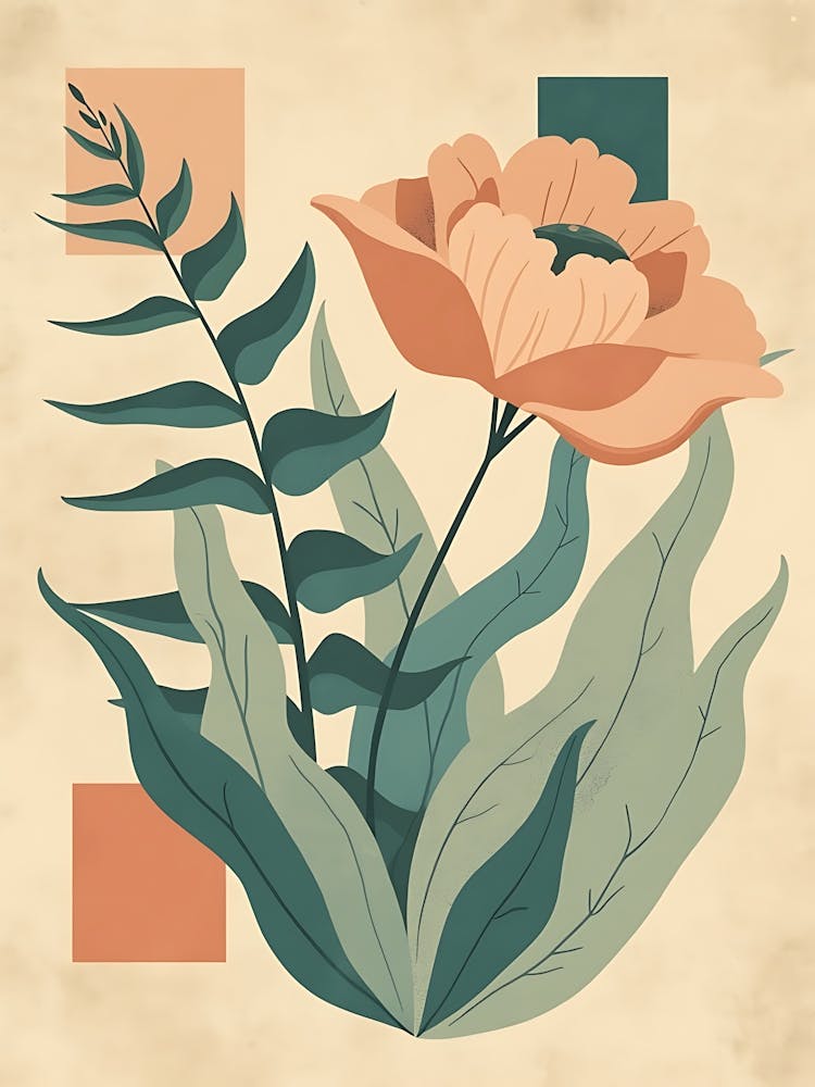 Abstract Floral Design