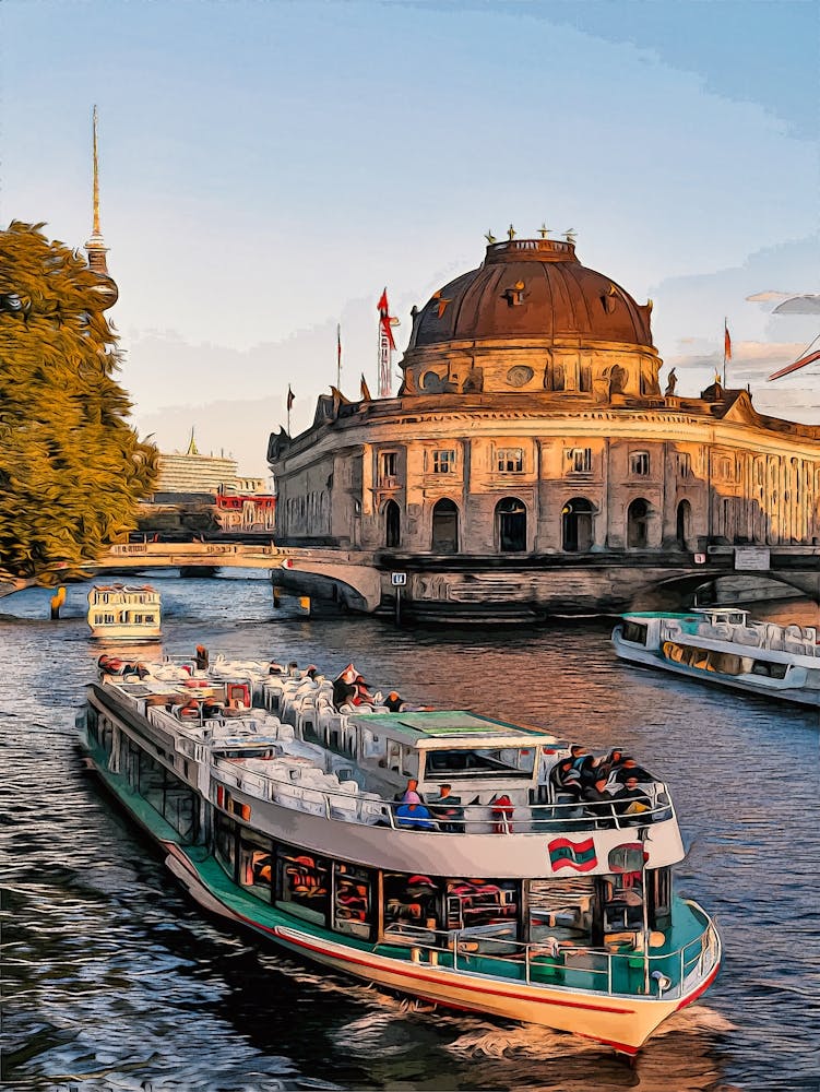 Berlin, Bode Museum, Spree River