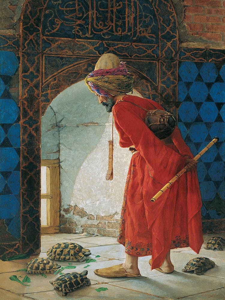 The Tortoise Trainer, Osman Hamdi Bey
