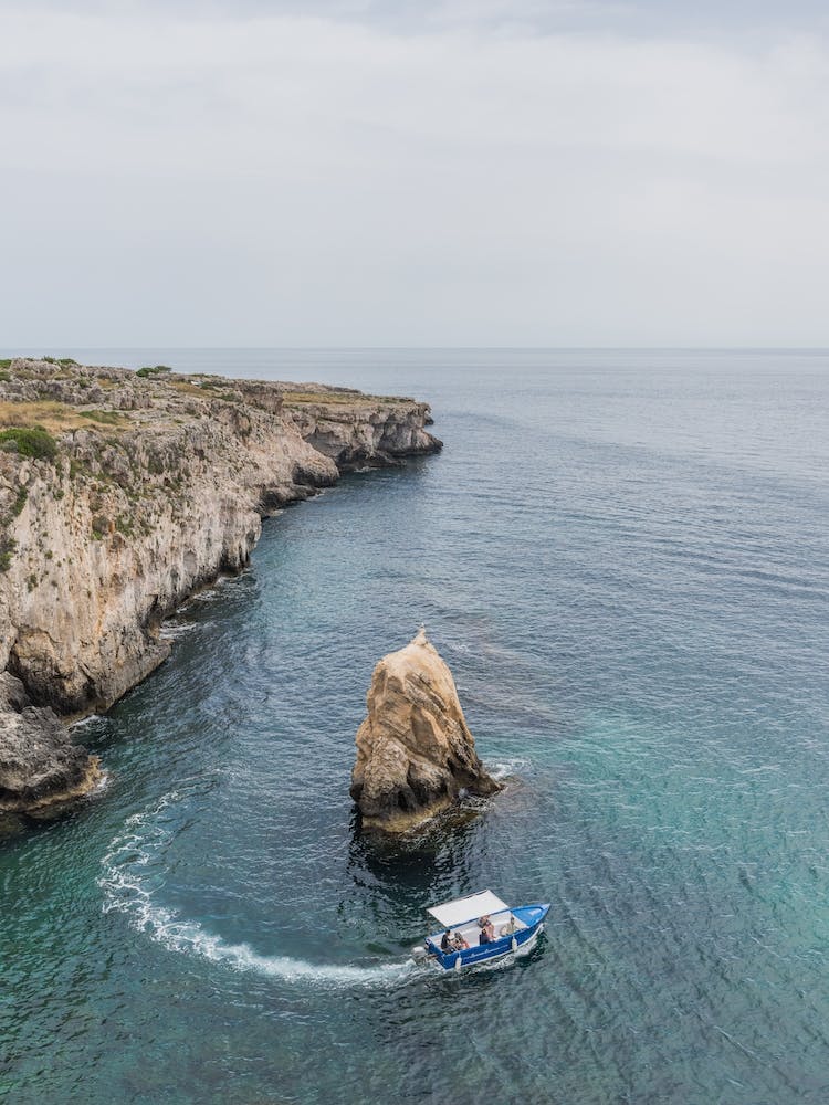 Boat Turning Around In Italy Travel Photography